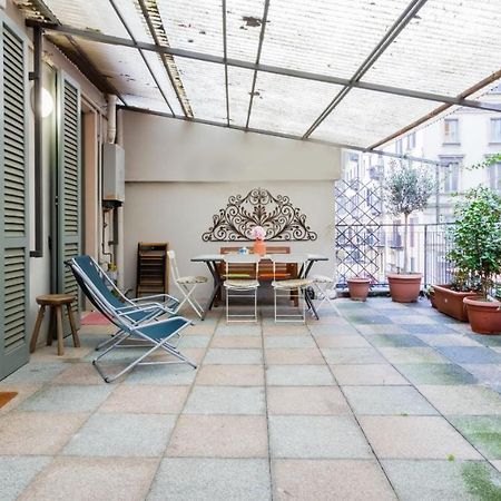 Joivy Apt For 6 With Big Terrace In Milan Centro Storico Eksteriør billede