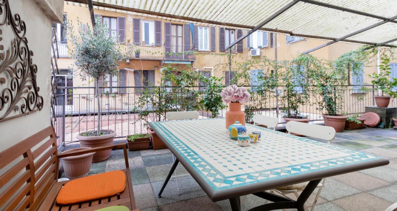 Joivy Apt For 6 With Big Terrace In Milan Centro Storico Eksteriør billede